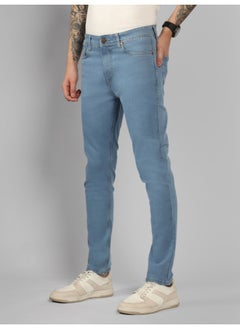 HIGH STAR Men Blue Relaxed Fit Light Fade Jeans  - Image 2