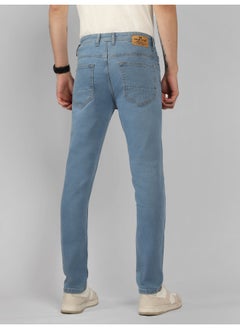 HIGH STAR Men Blue Relaxed Fit Light Fade Jeans  - Image 3