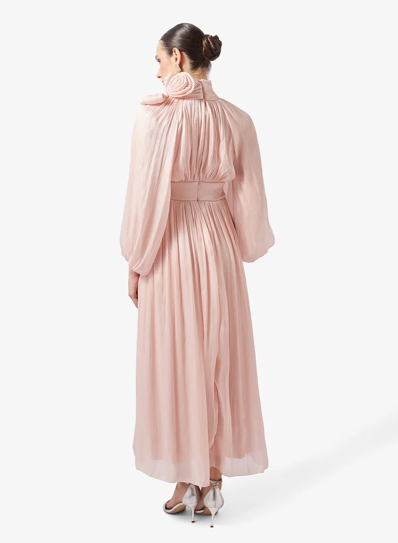 Khizana Ruched A-line Dress