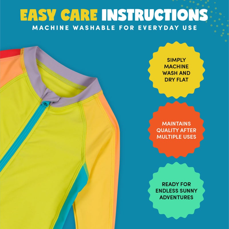 SwimZip Boys' Long-Sleeve UPF 50+ Swimsuit for Baby, Toddler, & Little Boys - Image 5