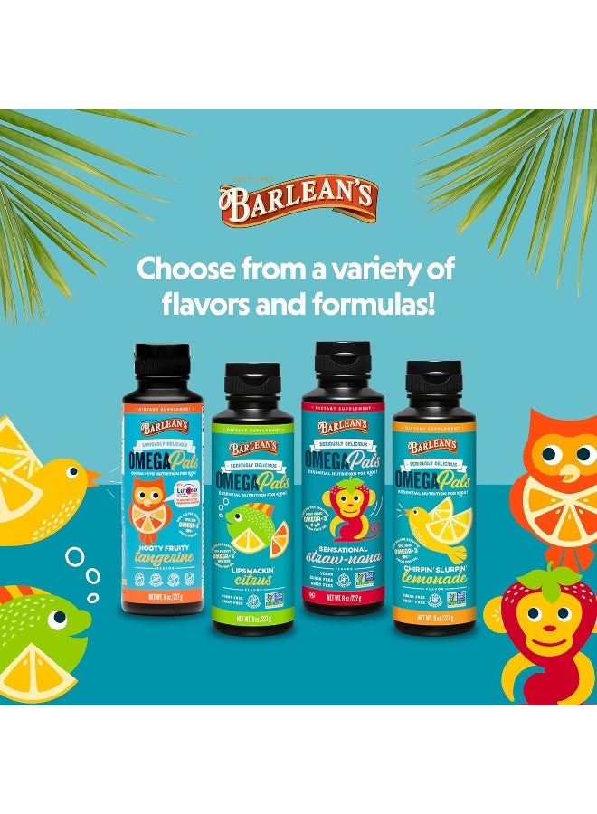 BARLEAN'S Omega Pals Fish Oil Chirpin' Slurpin' Lemonade 8-Oz Packaging May Vary - Image 4