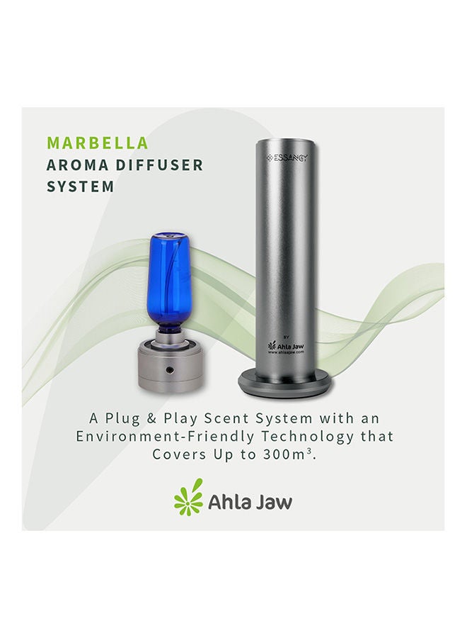 Essancy Portable And Compact Therapeutic Essential Oil System Multiple And Adjustable Fragrance Concentration Levels Marbella Stylish Scent Diffuser - Titanium - Image 2