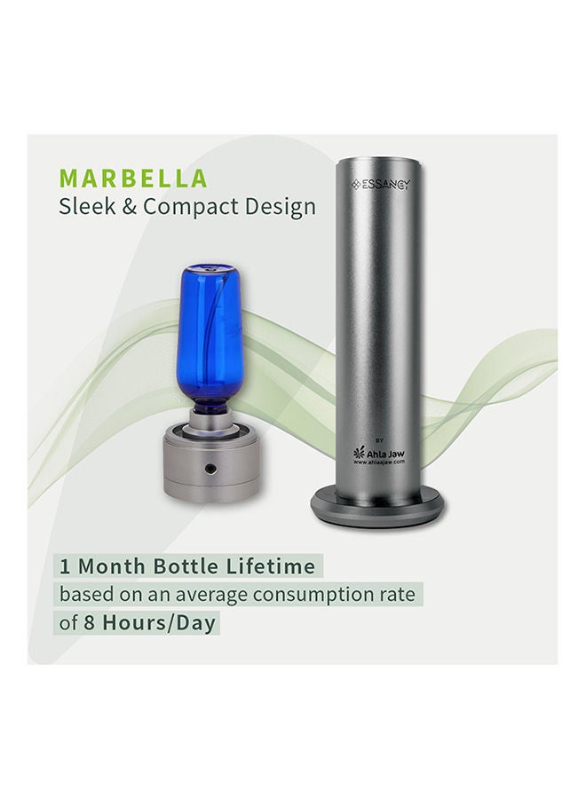 Essancy Portable And Compact Therapeutic Essential Oil System Multiple And Adjustable Fragrance Concentration Levels Marbella Stylish Scent Diffuser - Titanium - Image 5