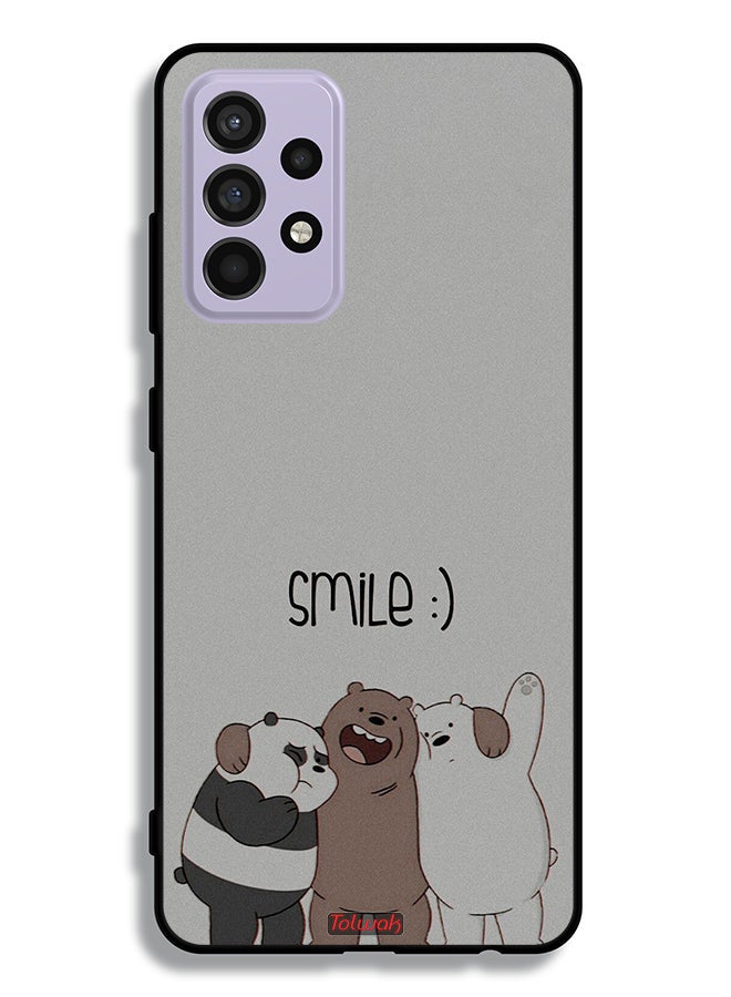 Tolwak Samsung Galaxy A52s 5G Protective Case Cover Friends Smile - Image 1