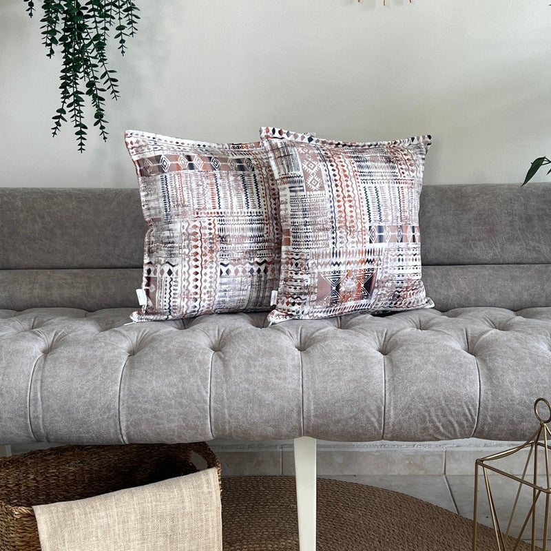Pattern Izmir Denizimir Decorative Throw Pillow Cover African Pattern 2-Piece  - Image 2