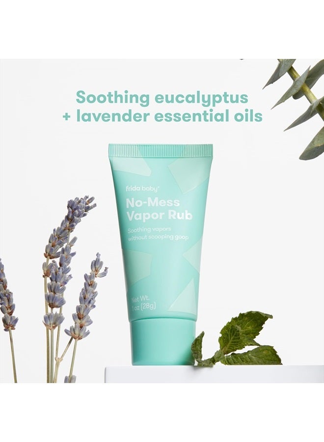 fridababy No-Mess Vapor Rub, Baby Vapor Rub for Chest, Neck, Back + Foot,Non-staining, Petroleum-Free Hands-Free Applicator Tube, Soothing Eucalyptus & Lavender for Sleep  - Image 4