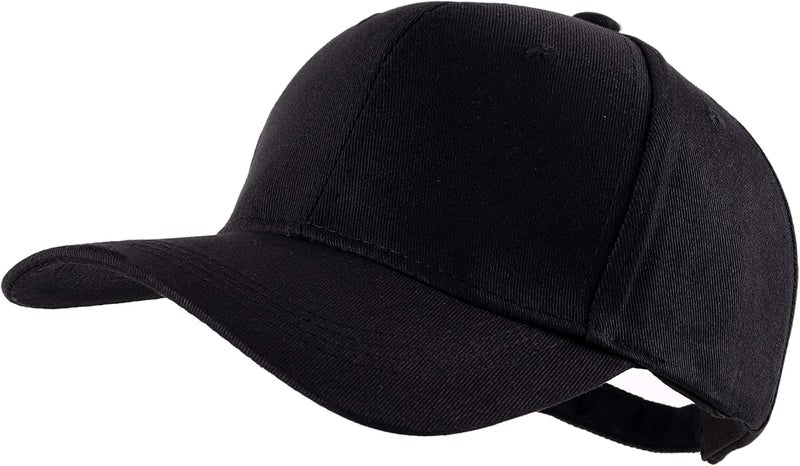 LANGZHEN Unisex Baseball Cap 100% Cotton Fits Men Women Washed Denim Adjustable Dad Hat - Image 4