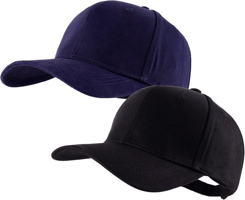LANGZHEN Unisex Baseball Cap 100% Cotton Fits Men Women Washed Denim Adjustable Dad Hat - Image 1