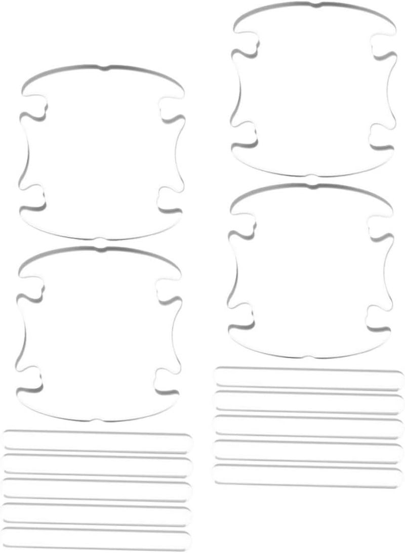 1set Car Door Handle Protective Film Scratch Cover Flexible Door Bowl Stickers for Vehicle Easy to Install - Image 1
