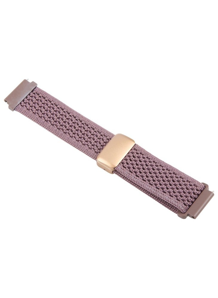 سوار ساعة 22 مم لساعة هواوي GT 5 Pro/GT 5/GT 4/Watch 4/Samsung Galaxy Watch3 45 مم/Huami Amazfit GTR 4 46 مم من النايلون - بنفسجي دخاني - Image 3