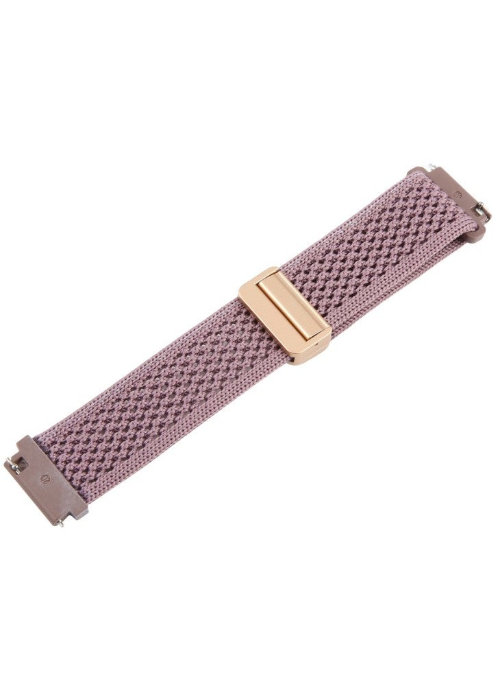 سوار ساعة 22 مم لساعة هواوي GT 5 Pro/GT 5/GT 4/Watch 4/Samsung Galaxy Watch3 45 مم/Huami Amazfit GTR 4 46 مم من النايلون - بنفسجي دخاني - Image 4