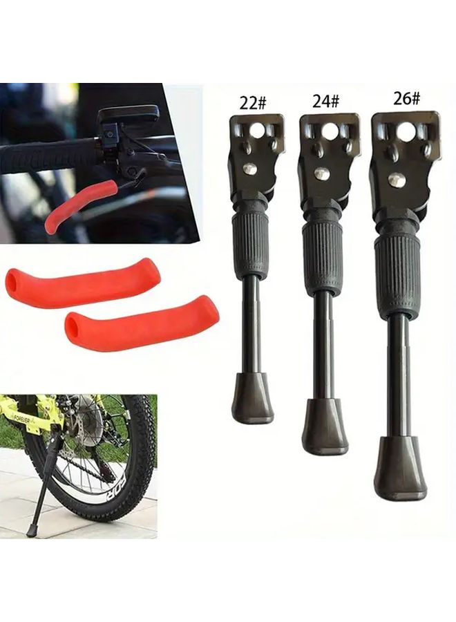 Bicycle Stand Rack Adjustable For 22 To 26 Inch Bikes With Anti Slip Handlebar Grips - Image 1