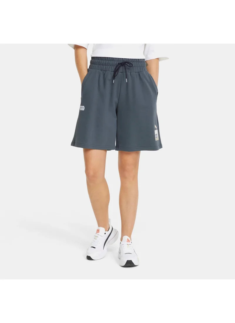 PUMA Women's Brand Love High Waist Longline Shorts