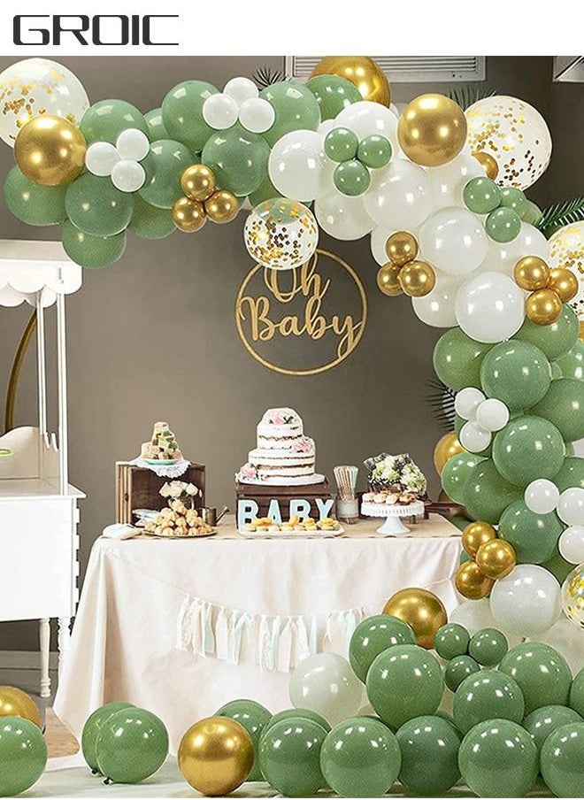 Sage Green Balloon Arch Kit,123pcs Party Balloons Set Avocado Green Birthday Decoration Party Balloons Garland for Baby Birthday Wedding Party Decorations - pzsku/ZF737C717AEA45EAB3D0FZ/45/_/1665221766/138054ac-e5b3-4e57-8d1f-721740193a34