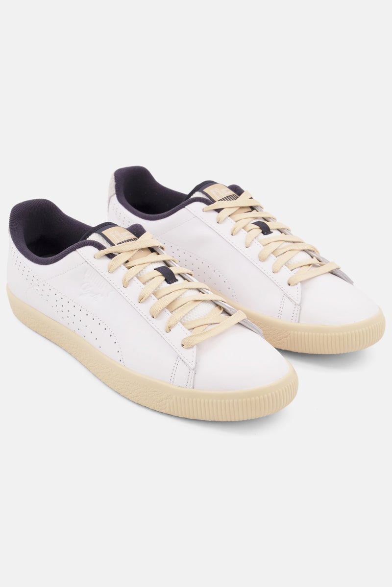 PUMA Men Clyde Service Line Lace Up Outdoor Shoes, White  - Image 1