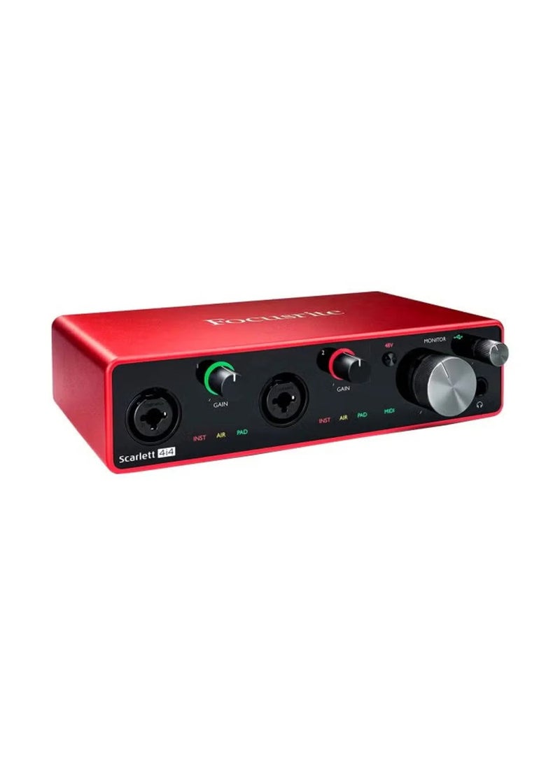 Focusrite Scarlett 4i4 3rd Gen USB Audio Interface - Image 3
