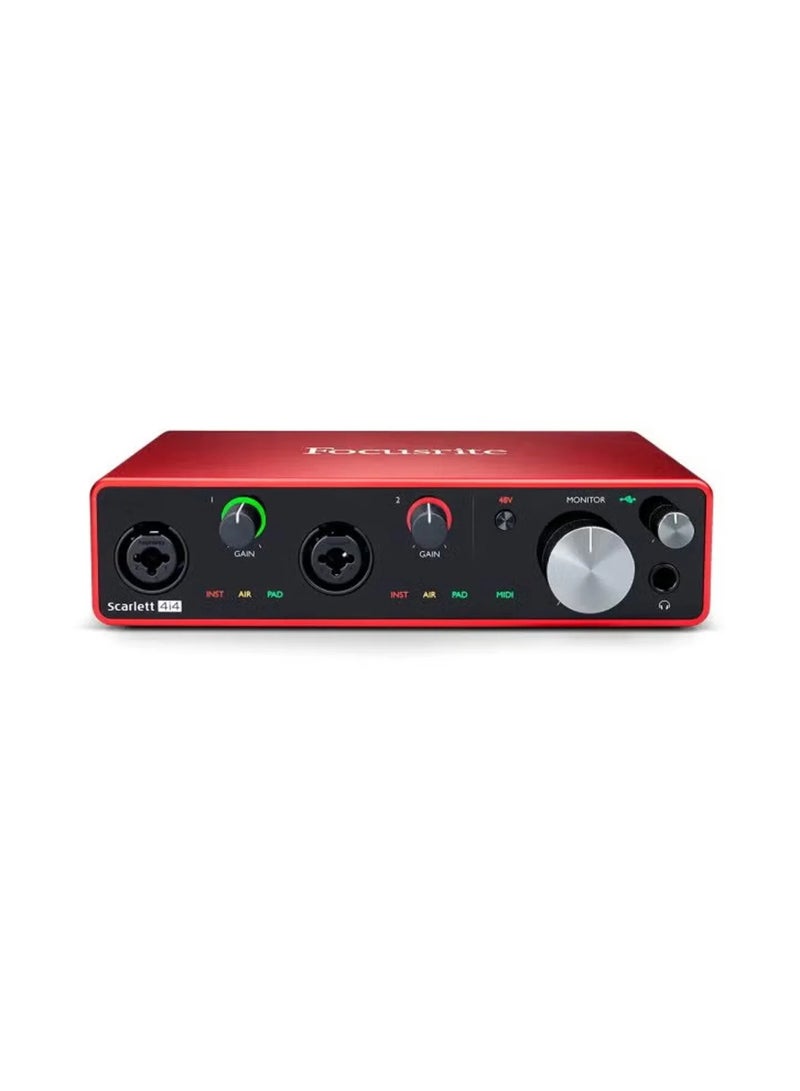 Focusrite Scarlett 4i4 3rd Gen USB Audio Interface - Image 1