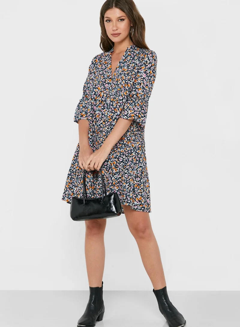 VERO MODA Floral Tiered Dress