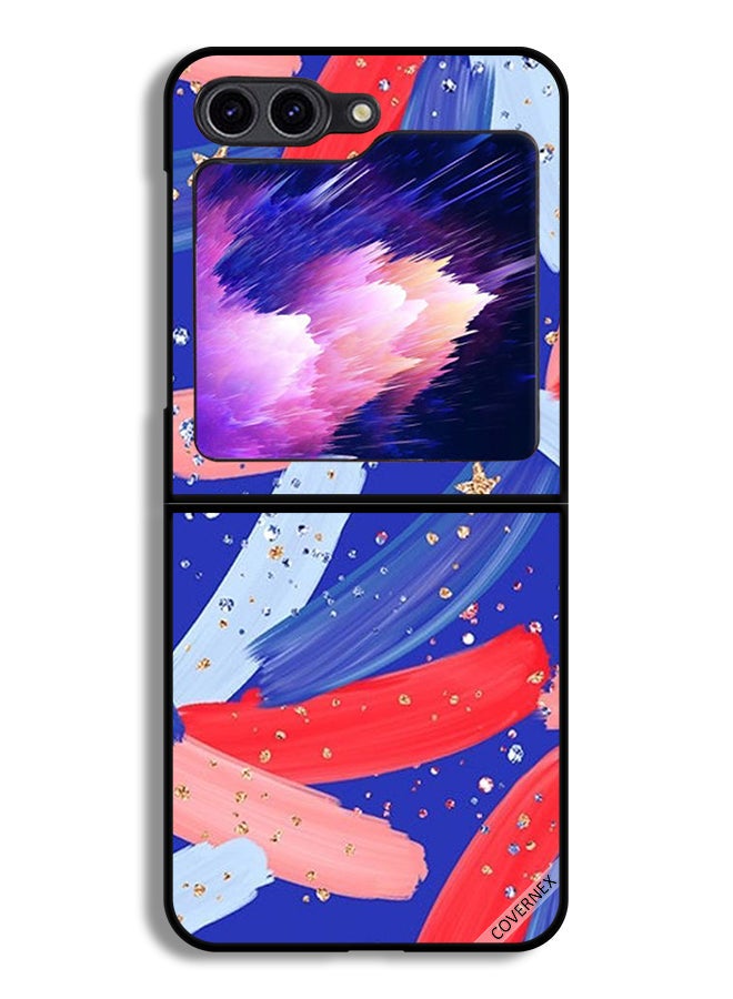 Covernex Samsung Galaxy Z Flip6 Protective Case Cover Paint Art - Image 1