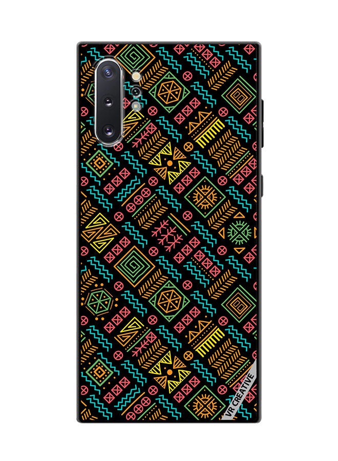 VR CREATIVE Protective Case Cover For Samsung Galaxy Note10 Plus 5G Mayan Patchwork Design Multicolour - Image 1
