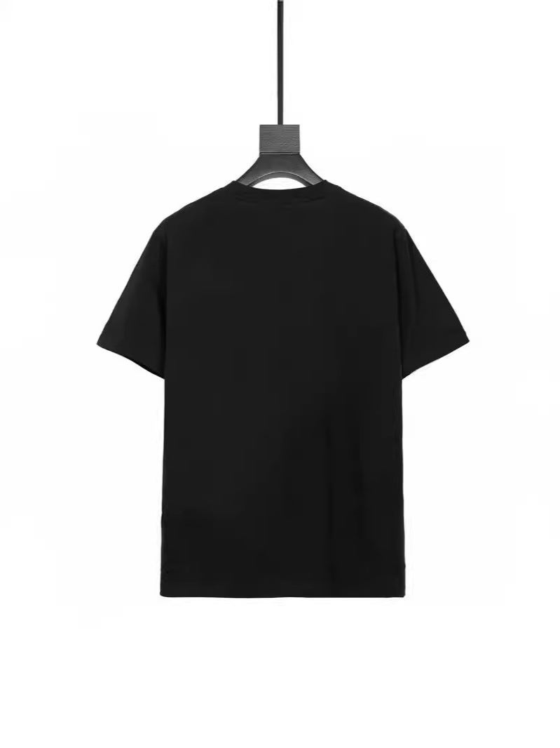 Black And White Cube Letter Short Sleeve - Image 3