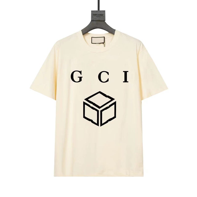 Black And White Cube Letter Short Sleeve - Image 1