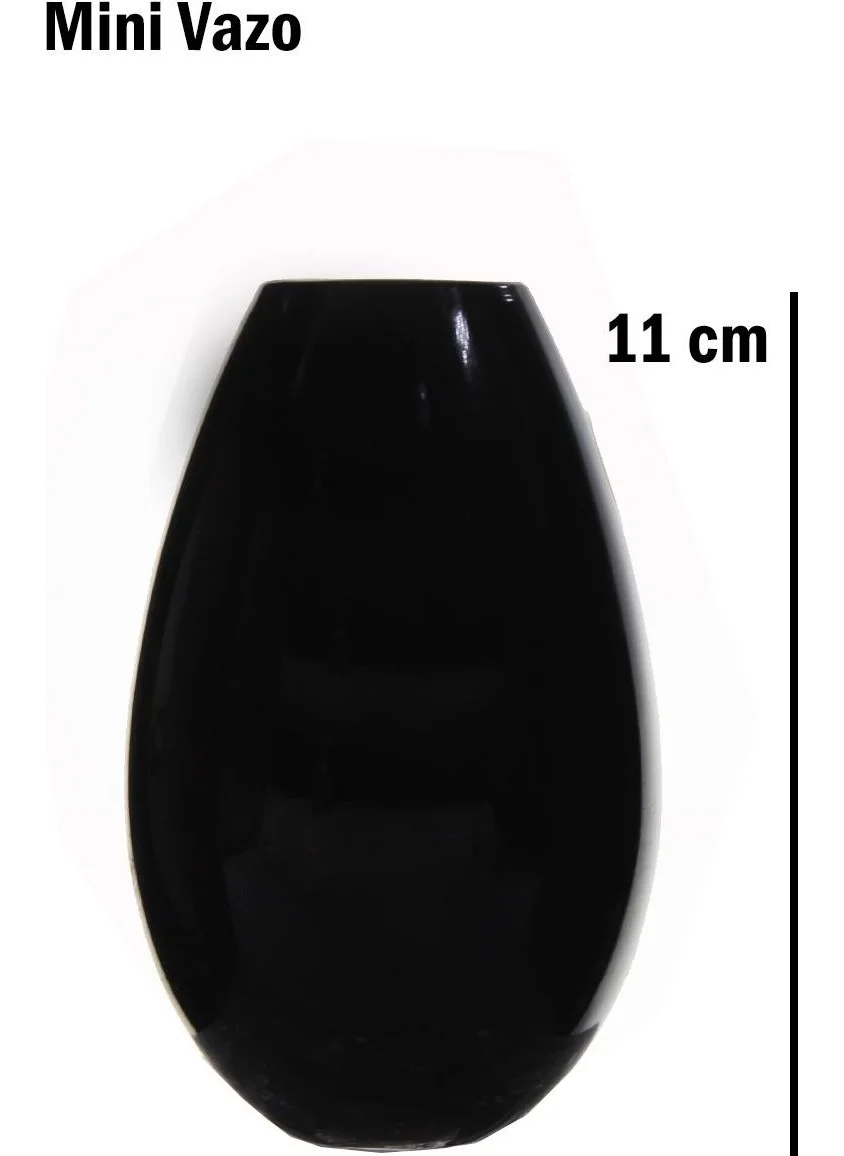 Paşabahçe Denizli Glass Peter Svarper Black Mini Vase 466929 17698