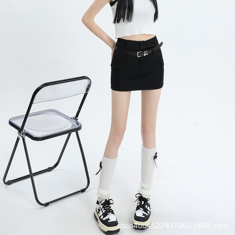 Suit Short Skirt For Women Summer Fashion High-Waist Slim Workwear Skirt Anti-Exposure A-Line Hip Skirt - Image 1