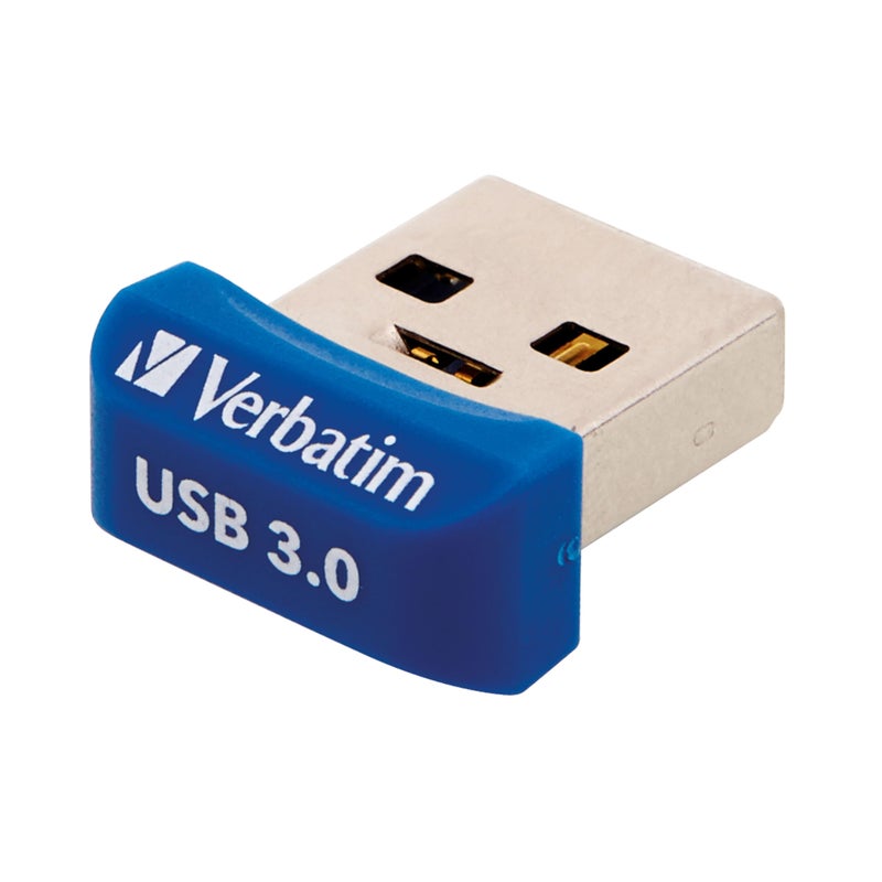 Verbatim 16GB Store 'n' Stay Nano USB 3.2 Gen 1 Flash Drive Snag-Free Low Profile Thumb Drive - Blue - Image 4
