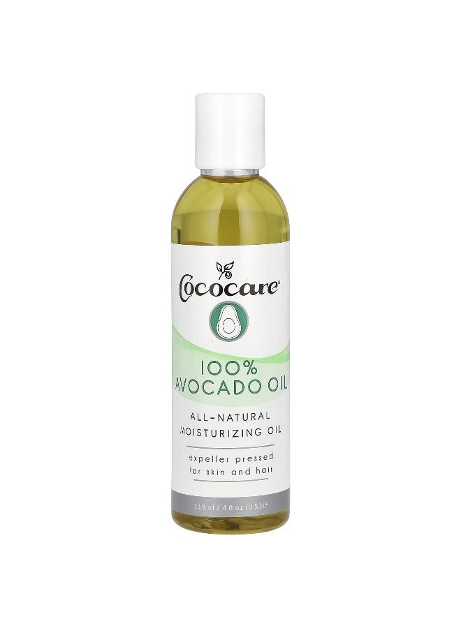 Coco care Cococare, 100% Avocado Oil, 4 fl oz (118 ml) - Image 1