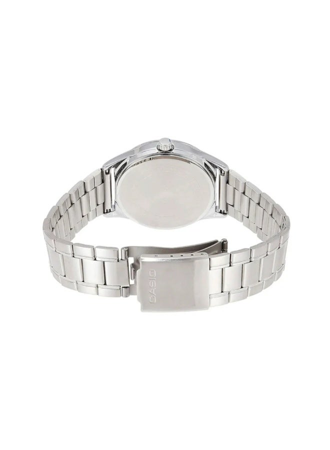 Casio MTP-V006D-2BUDF Men’s Analog Stainless Steel Watch – Blue Dial, Day-Date Display, Water Resistant - Image 4