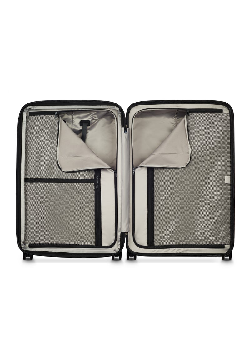 PEUGEOT Voyages Zip 81cm Hardcase 4 Double Wheel  Expandable Check-In Luggage Trolley Red  - Image 3