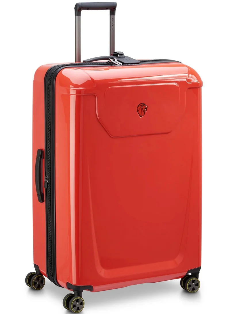 بيجو حقيبة سفر فيويجز زيب 81 سم صلبة بعجلات مزدوجة قابلة للتوسيع - أحمر