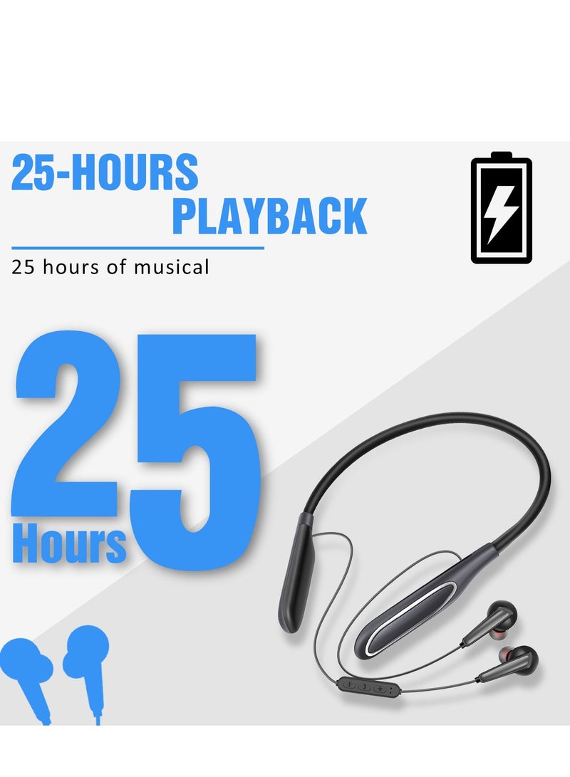 GULFLINK Wireless Neckband Earphone Blue - Image 3