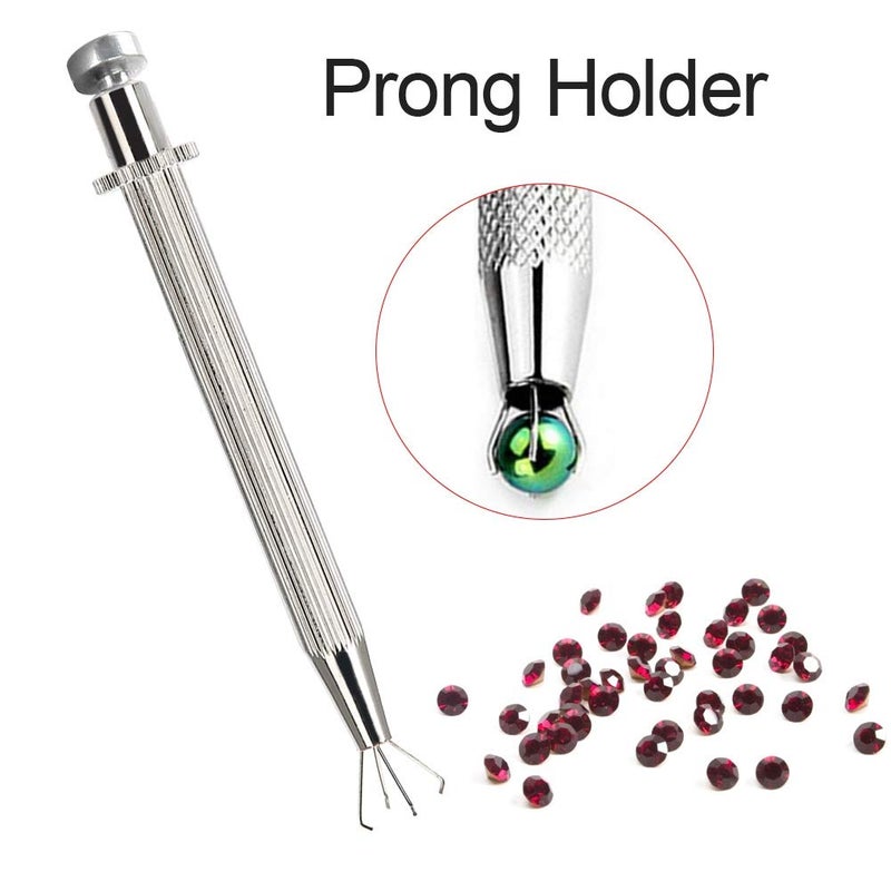 klarako Bead Grabber Tool, Jewelry Pliers Ball Grabber Piercing Holder Pick up Tool Stone Setter Tool Jewelry Tweezers Parts Beads Claw Catcher Grabber Jewelry Making Jeweler Tool Bead Grabber for Jewelry - Image 5