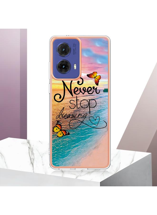 S-TOP Case For Motorola Moto G85 Electroplating IMD TPU Phone Case - Image 2