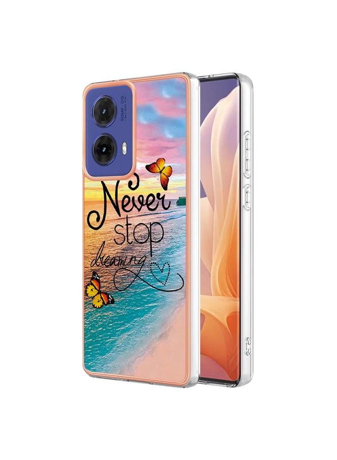 S-TOP Case For Motorola Moto G85 Electroplating IMD TPU Phone Case - Image 1