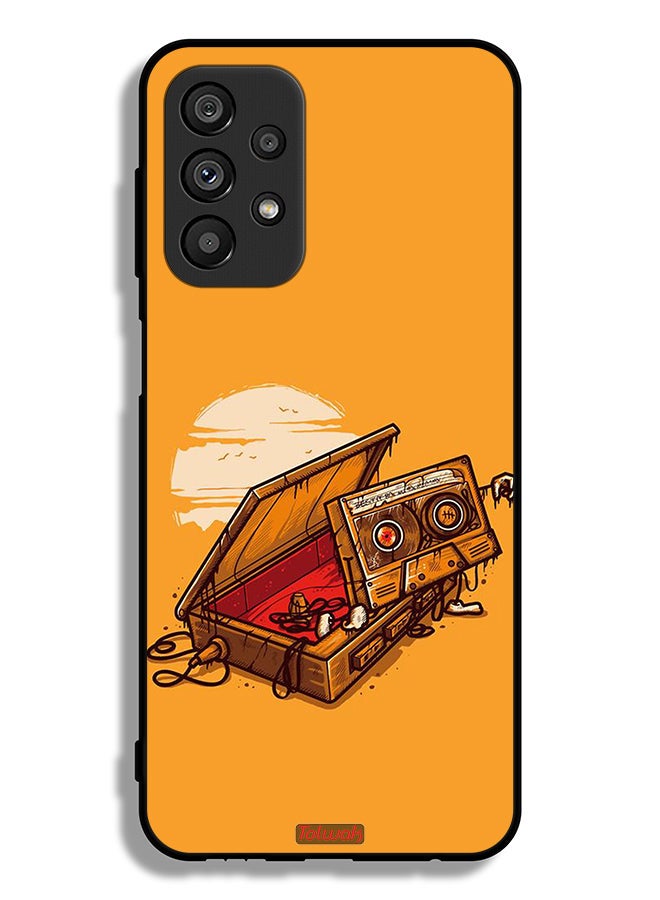 Tolwak Samsung Galaxy A23 5G Protective Case Cover Cassette And Tape Art - Image 1