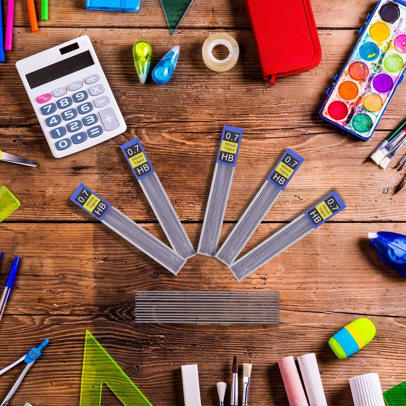 Morepack 840 Pieces Lead Refills,0.7 mm HB,Break Resistant Mechanical Pencil Refills,70 Tubes (840 Pieces) - Image 3