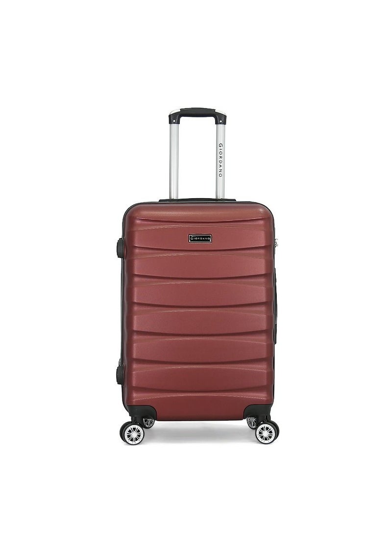 GIORDANO Giordano Luggage Bags Hardside Spinners Trolley 3 PCS Set,Burgundy  - Image 2
