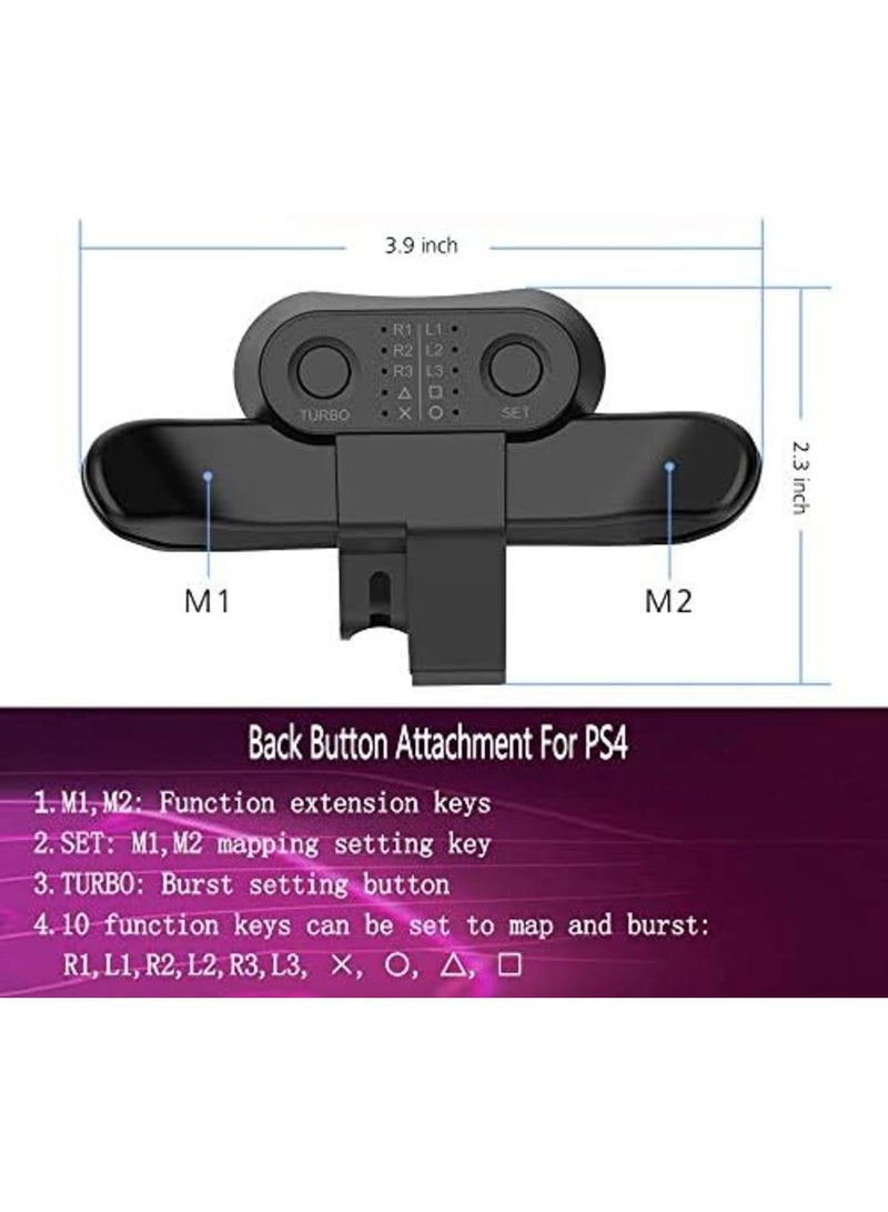 Luckam حزمة سترايك لجهاز تحكم PS4، ملحق زر خلفي لجهاز التحكم، دبابيس لجهاز PS4 للألعاب الاحترافية في FPS&TPS - Image 2