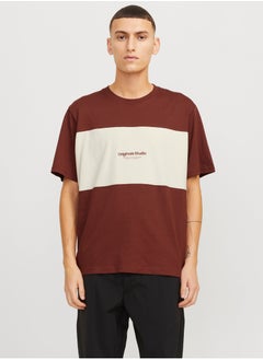 JACK & JONES Jorvesterbro Block Tee Short Sleeve  Crew Neck T-Shirt  - Image 1
