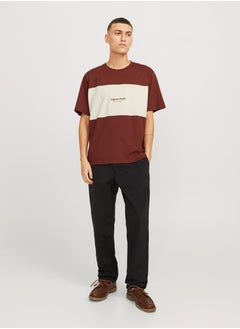 JACK & JONES Jorvesterbro Block Tee Short Sleeve  Crew Neck T-Shirt  - Image 4