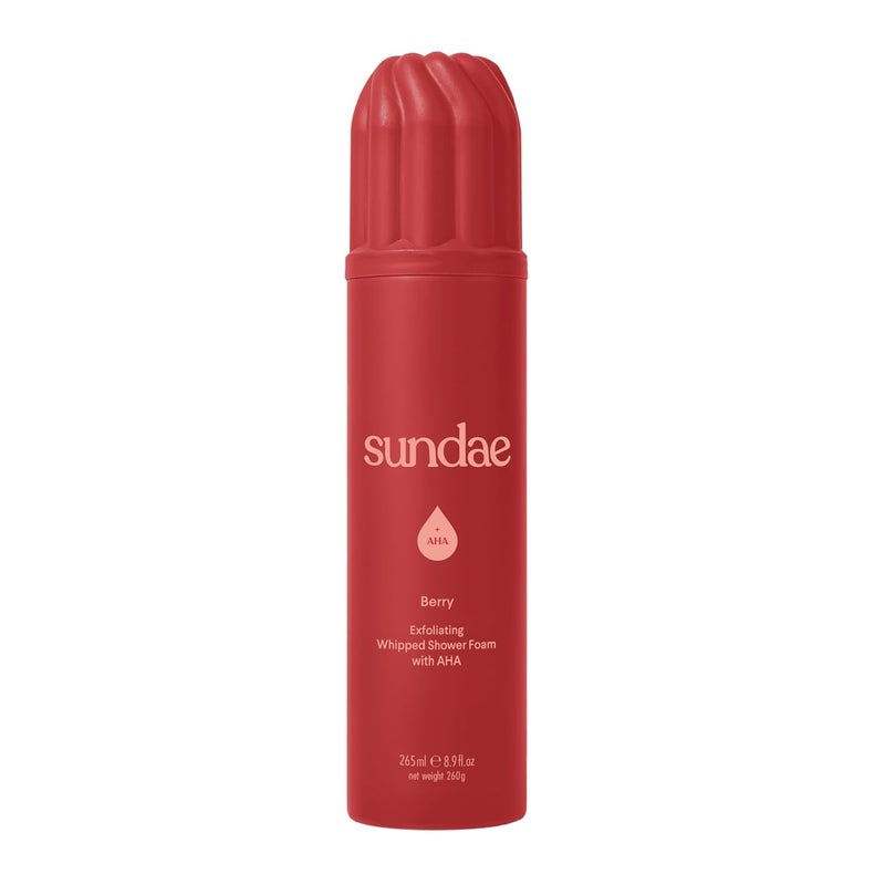sundae Exfoliating Whipped Shower Foam Berry Foaming Body Wash 8.9 fl oz, 265ml