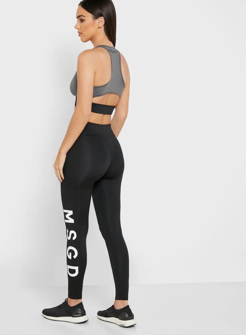 Missguided Cropped Top & Leggings Set
