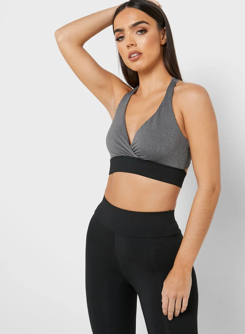 Missguided Cropped Top & Leggings Set