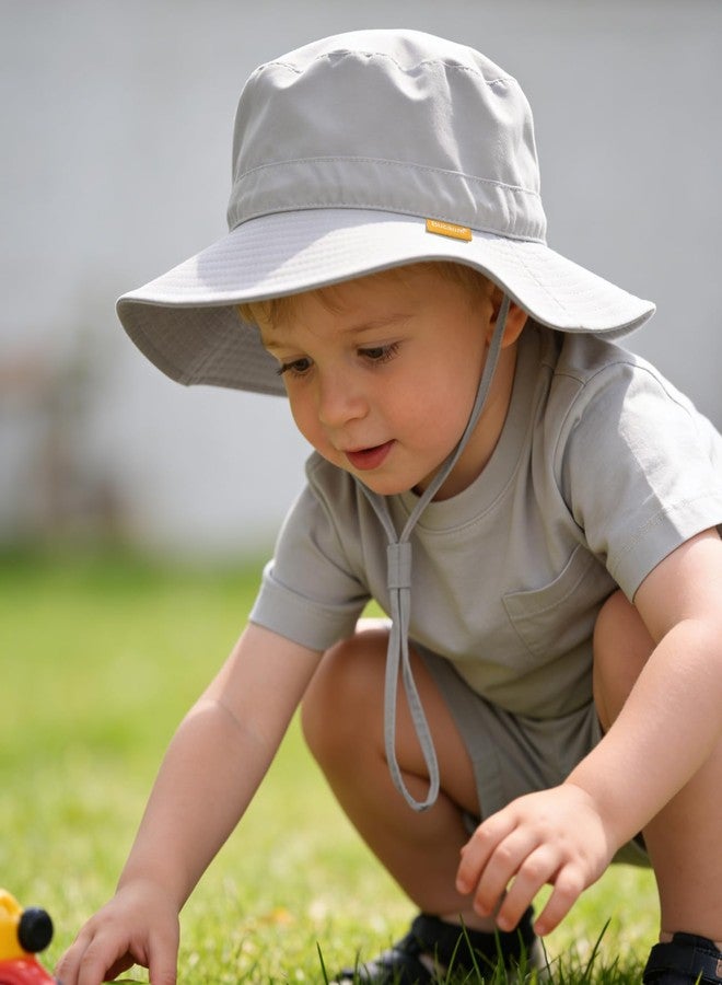 Bucaum Baby Toddler Sun Hat,Boy Girl Summer UPF 50+ Foldable Beach Bucket Hat,Sun Hat for Kids Child 0-6 Months - Image 3