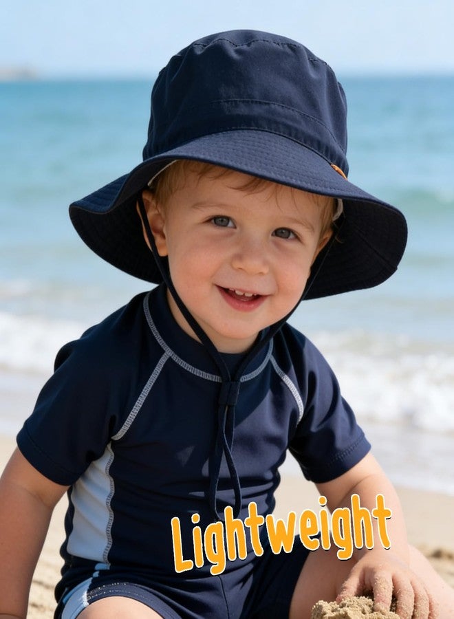Bucaum Baby Toddler Sun Hat,Boy Girl Summer UPF 50+ Foldable Beach Bucket Hat,Sun Hat for Kids Child 0-6 Months - Image 2