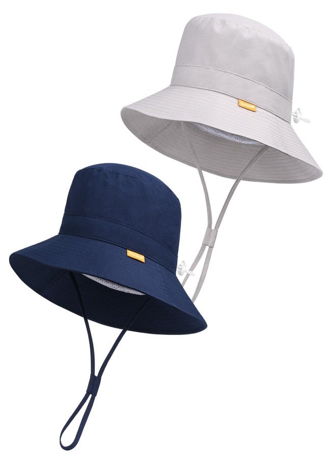 Bucaum Baby Toddler Sun Hat,Boy Girl Summer UPF 50+ Foldable Beach Bucket Hat,Sun Hat for Kids Child 0-6 Months - Image 1