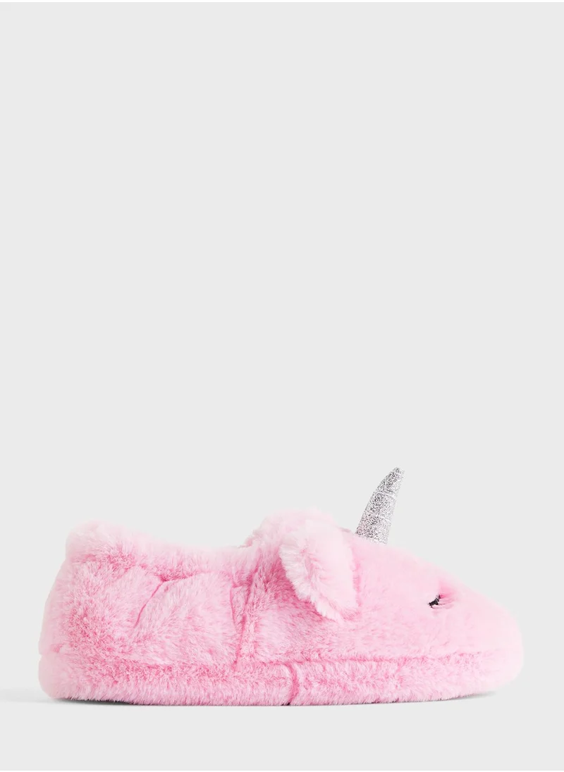 H&M Kids Appliqued Slippers